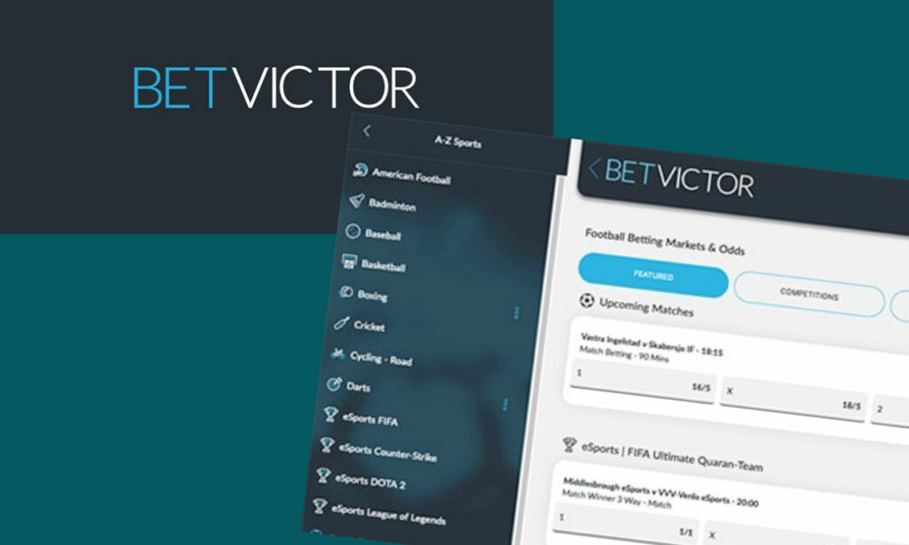 register for the Betvictor betting